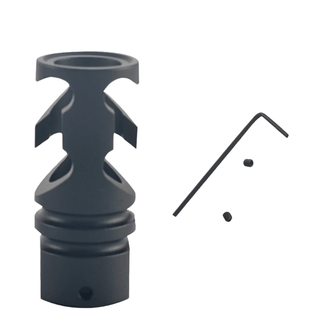 

Shark Decorative Cap for JM Gen.9 M4A1/JM Gen.10 ACR with 14mm Threaded Concave Tube Water Gel Beads Blaster - Black