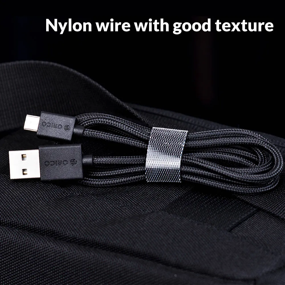 Micro USB кабель ORico нейлоновый для быстрой зарядки и синхронизации данных макс. 2 А