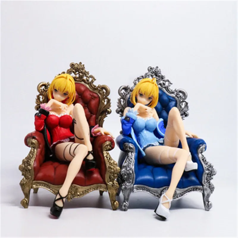 

1/6 Sexy Anime Girl Fate/stay Night Heroine Saber Figure PVC Car Interio Action Figure Collectible Decoration Model Toy OPP D286