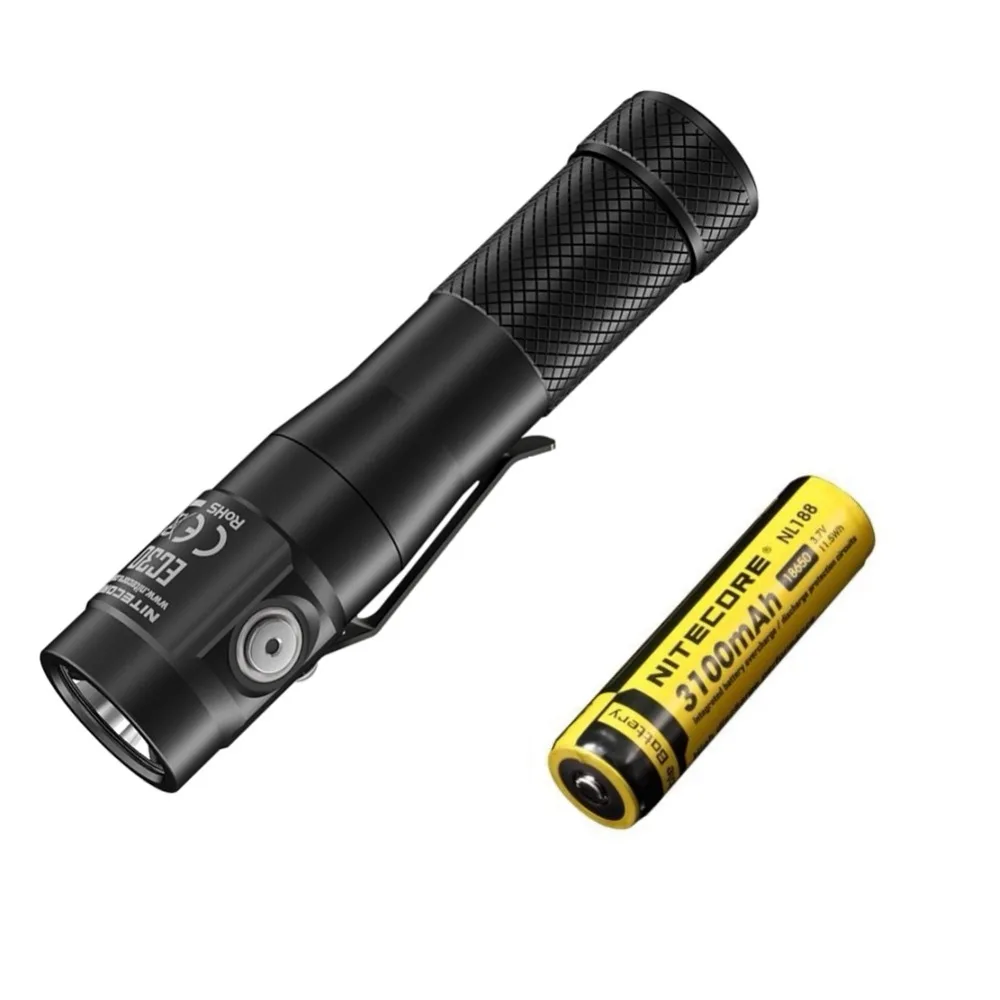 Оригинальный NITECORE EC30 1800 люменов CREE XHP35 HD светодиодный фонарик 18650 для наружного