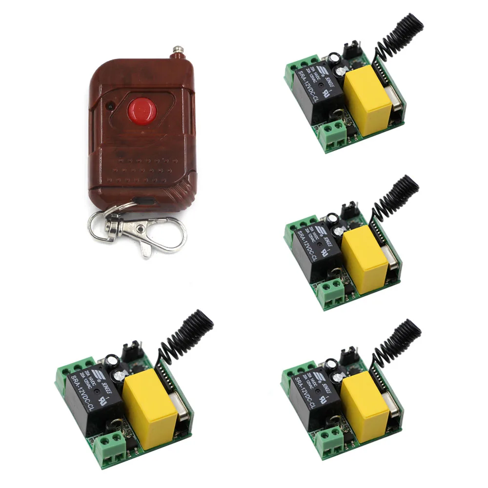 Light Lamp LED Bulb Wireless Remote Control Switches RF AC 220 V 10 A 1