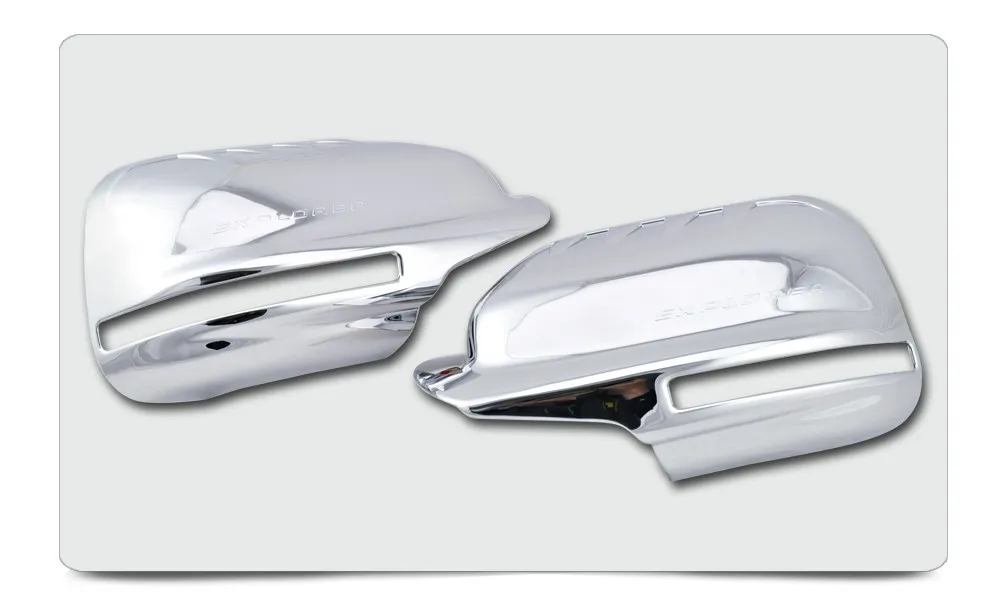 ABS Plating Chrome Mirror Cover For Ford Explorer 2012 2013 FULL With Turn Signal Light Cutout For North And South American d