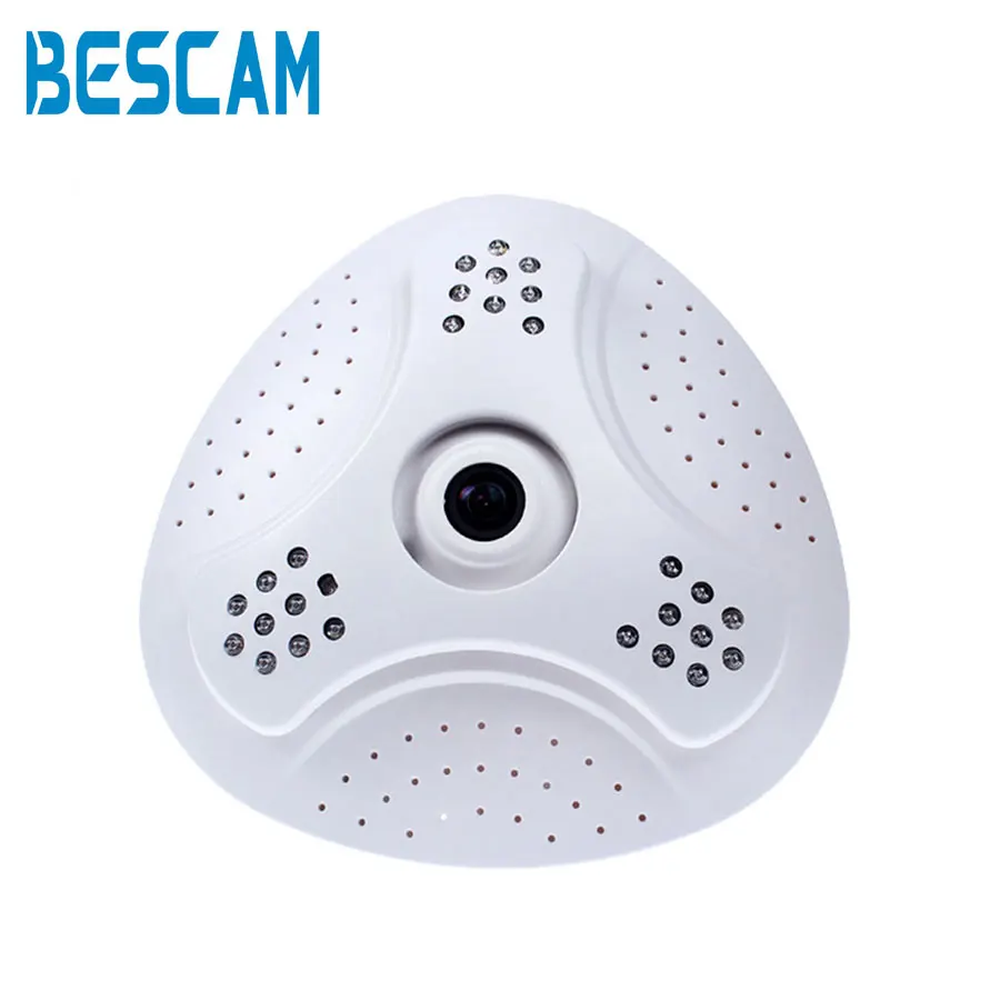 960p Wide Angle 360 Degree Panoramic Camera 1.3mp SONY IMX225 AHD 5mp 1.7mm Fisheye Night Vision Surveillance IR AHD Dome Camera