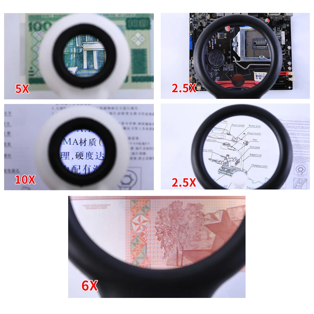 PCB паяльная настольная Лупа со светодиодной подсветкой лупы паяльник помощь руки Вспомогательный зажим Аллигатор зажим третьей стороны Сварка DIY