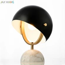 Современный минималистичный креативный металлический абажур, настольная лампа для чтения, Настольные светильники для гостиной, отеля, спальни, кабинета, домашнего освещения