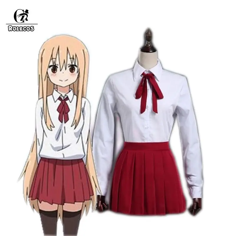 ROLECOS новый аниме Himouto! Umaru chan Косплей костюмы мультипликационный персонаж дома