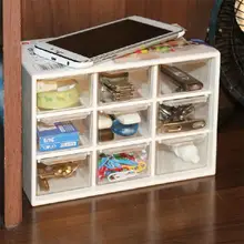 Kunststoff aufbewahrungsbox mit schubladen Acryl Cosmetic Organizer Lagerung Einsatzhalter Box