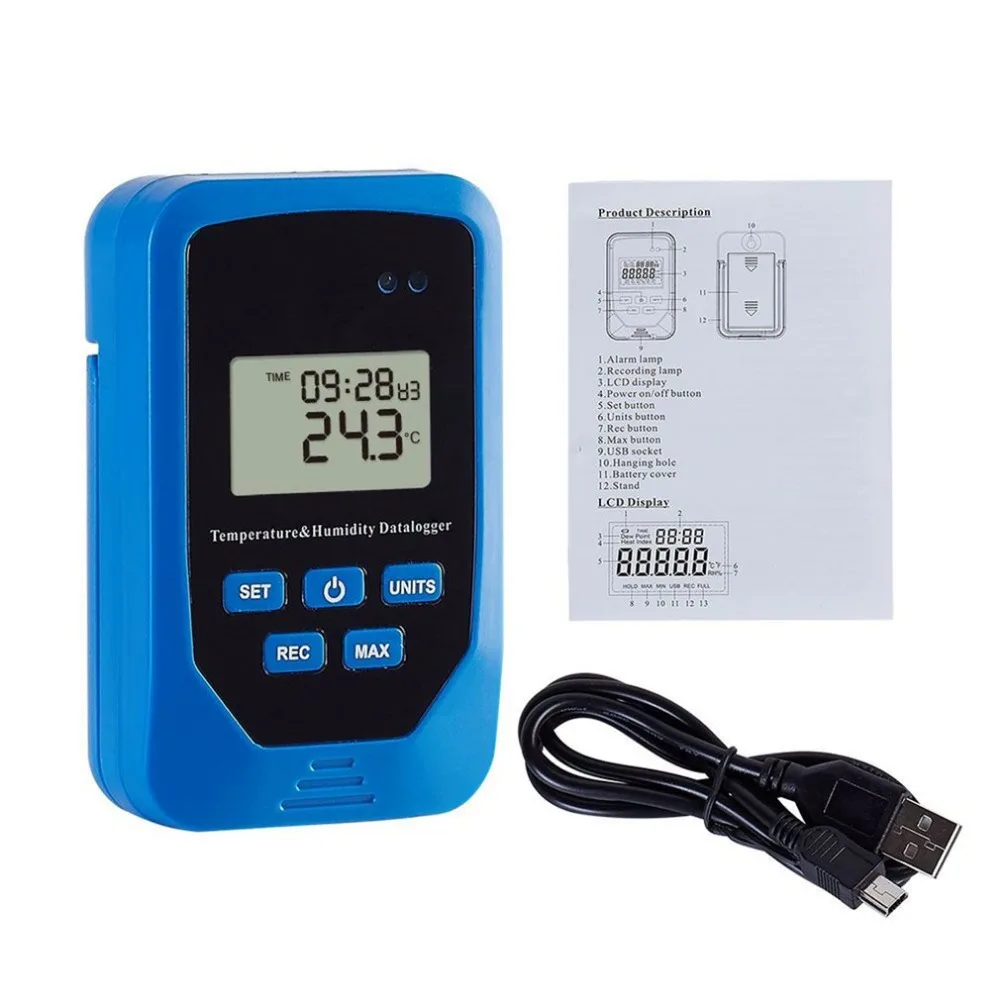 

Industrial Warehouse Laboratory Cold Chain Temperature Humidity Recorder High Accuracy Smart Sensor Data Logger
