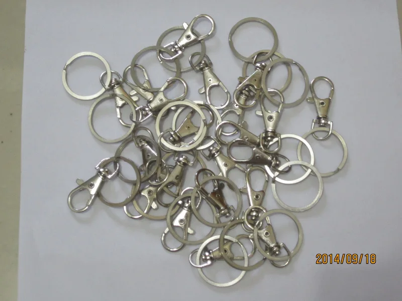 Wholesale Metal Key Ring Chains Make Key Chain Rings with Lobster Clasp ego lanyard parts