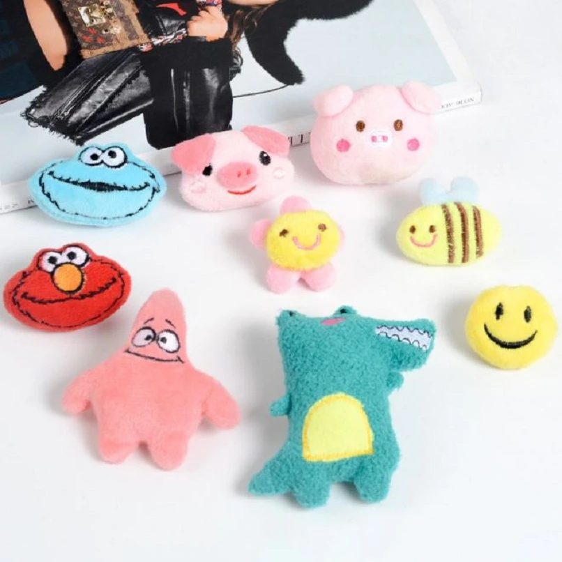 絶妙なファッションかわいいクリエイティブピンクスターアヒルセサミストリートクマガールハートぬいぐるみ人形ブローチ Brooches Aliexpress