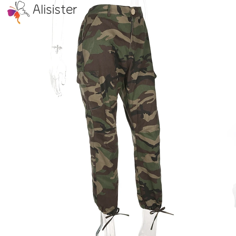 Армейские камуфляжные женские брюки карго из хлопка высокого качества в стиле хип-хоп, уличная одежда, штаны для бега, свободные камуфляжные спортивные штаны, одежда