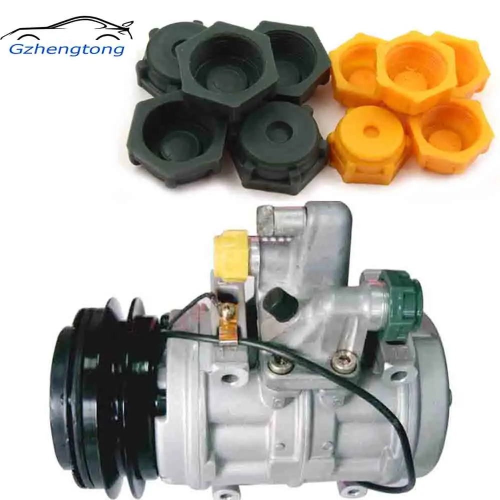 

Gzhengtong 10pcs Auto Air Conditioner Refrigerant Car Dust Cover Compressor Caps 134a High Low Pressure Caps for Audi 100 etc