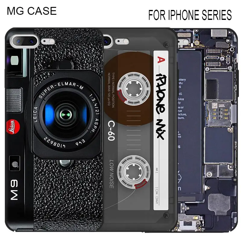 Retro Tape Calculator Mobile Phone Shell Cover Case For