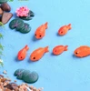Red Fish Miniature Figures Decorative Mini Fairy Garden Animals Moss Micro Landscape Ornaments Resin Baby Toy ► Photo 2/6