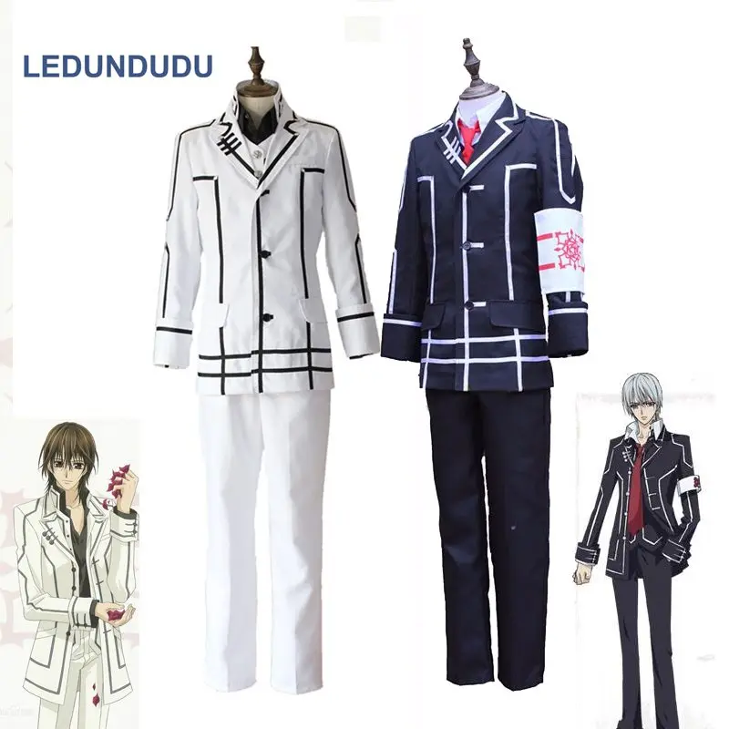 

Anime Vampire Knight Zero Kiryu Black Day Class Uniform Kuran Kaname Men Fancy Party Outfits Cosplay Costumes for Halloween
