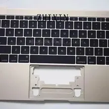 Yourui 98% Новинка США A1534 клавиатура Topcase с подсветкой для MacBook air 1" год серый серебристый цвет