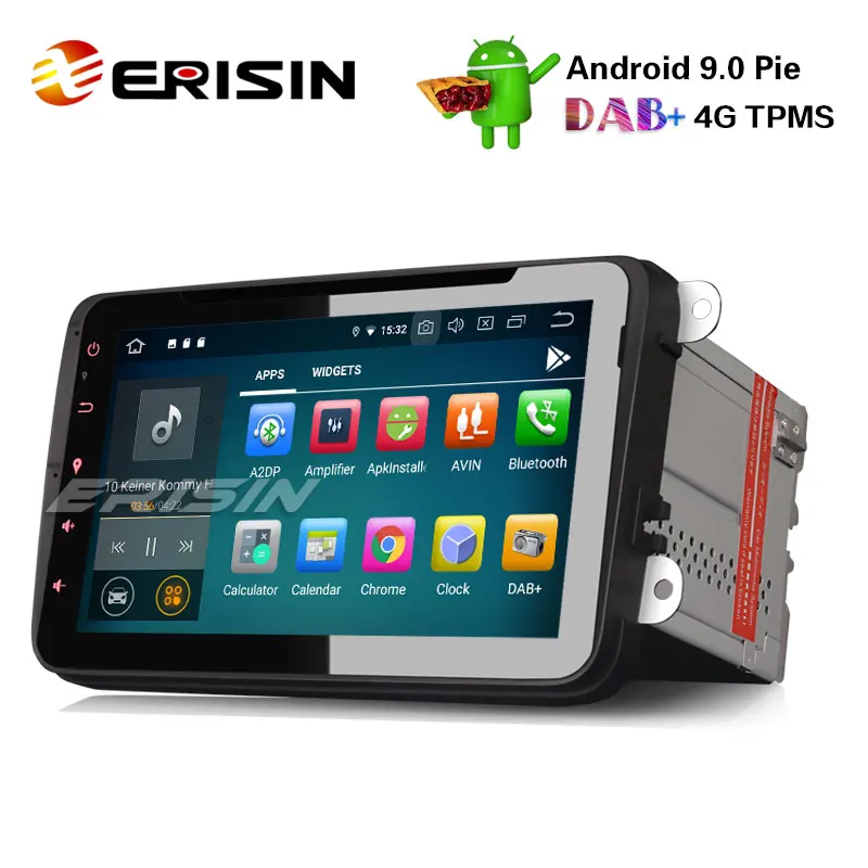 Erisin ES7925V 8 &quotAndroid 9 0 автомобильное Стерео GPS CD OPS SD для Golf Tiguan Eos сиденье Polo