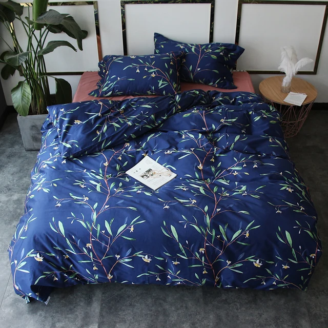 papa mima egyptian cotton bedlinens queen king size bedding set print flat sheets