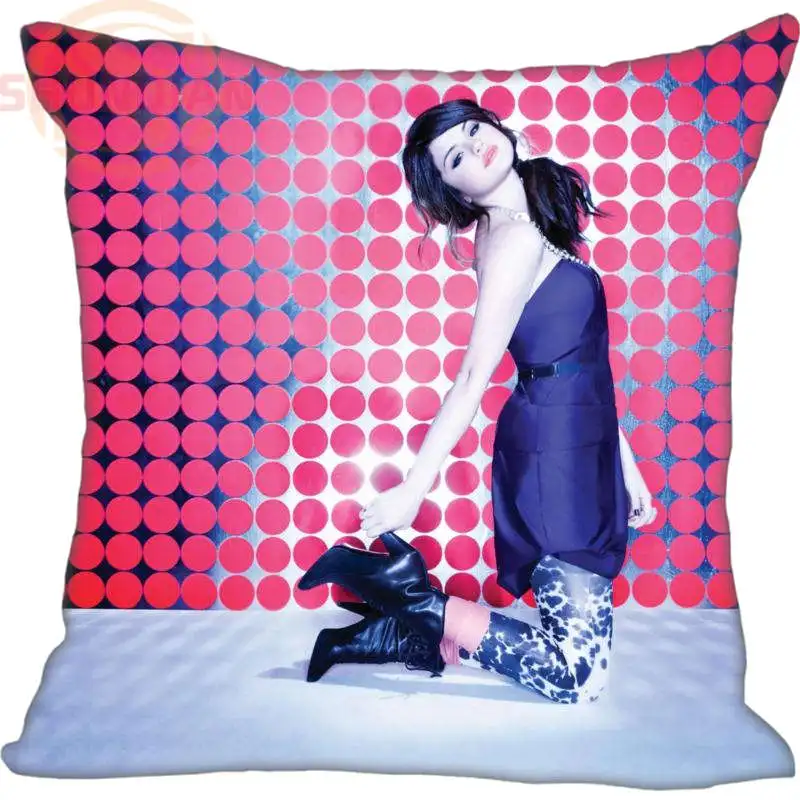 Gift Selena Gomez Cushion Pillow Cover Case 