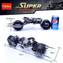 Decool 7115 Black Knight Bat-Pod Compatible Lepin 5004500 Super Heroes Batman Building Blocks Toys For Children kid gift
