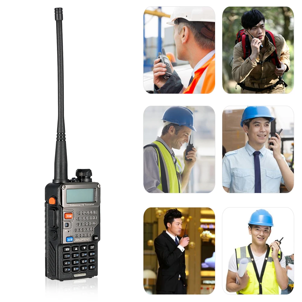 BaoFeng Walkie Talkie UV-5RE Plus портативные радиостанции с двумя полосами 136-174 и 400-520 МГц портативные радиостанции для дальнобойщиков охоты