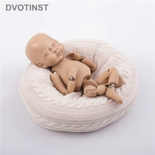 Dvotinst новорожденный реквизит для фотосъемки позирующий диван круглый мягкий Beanbag Poser аксессуары диван кровать Fotografia студия снимает фото реквизит