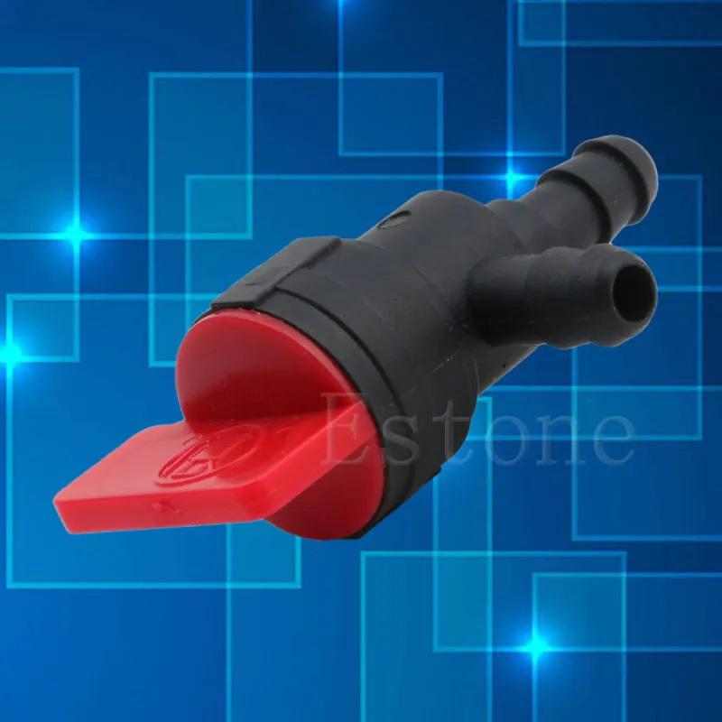 1Pc 90 Degree Gas Fuel Shut Cut Off Valves 1/4 Inline For