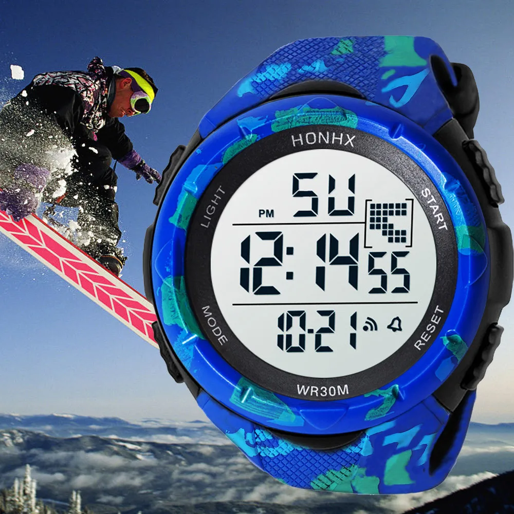 

Men Watches 2019 HONHX Brand Men Analog Digital Military Army Automatic Sport LED Waterproof Wrist Watch reloj hombre