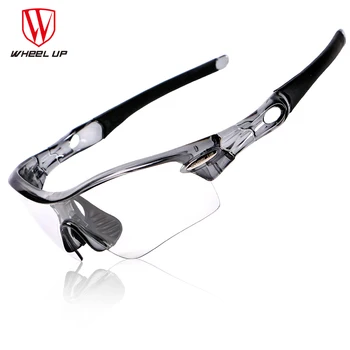 

Wheel up 3Lens Photochromic Bicycle Glasses Discoloration Riding Fishing Goggles Road Bike Cycling Sunglasses Eyewear Sun Glasse