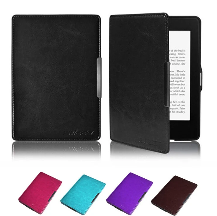 

1Pc Fashion Casual Solid Color Premium Smart Leather Case Cover Bag For Amazon Kindle Tool Tablets & e-Books Case