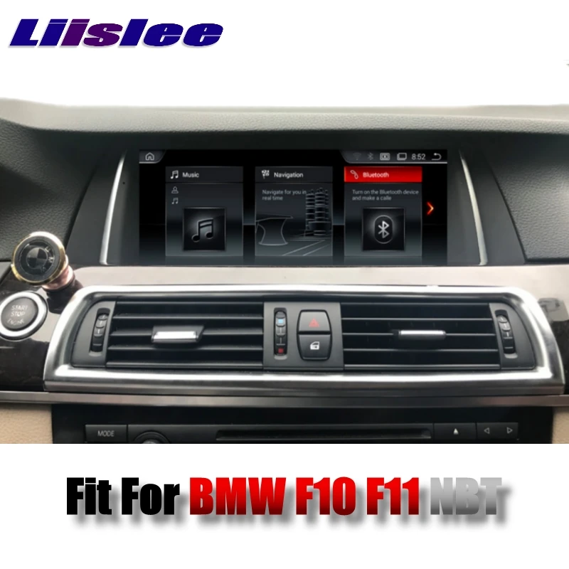 Discount LiisLee Car Multimedia GPS Audio Hi-Fi Radio Stereo For BMW 5 Series F10 F11 2013~2016 Original NBT Style Navigation NAVI 4