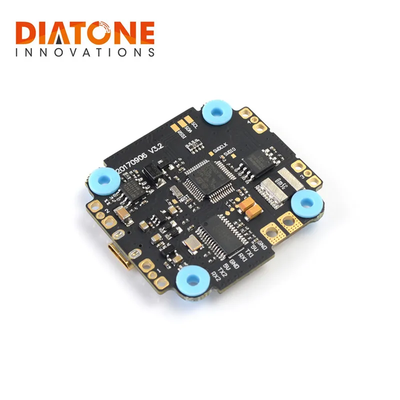 

New Diatone Fury F3S Flight Controller 3-5S Built in OSD 1.5A 5V BEC 16M Flash MPU6000 Multirotor Parts for RC Quadcopter VS F4