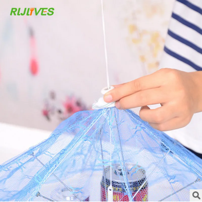 Kitchen Vogue Lace Mesh Screen Protect Cover Collapsible Umbrella Tents Dome Fly Picnic Large Food Cover food cover