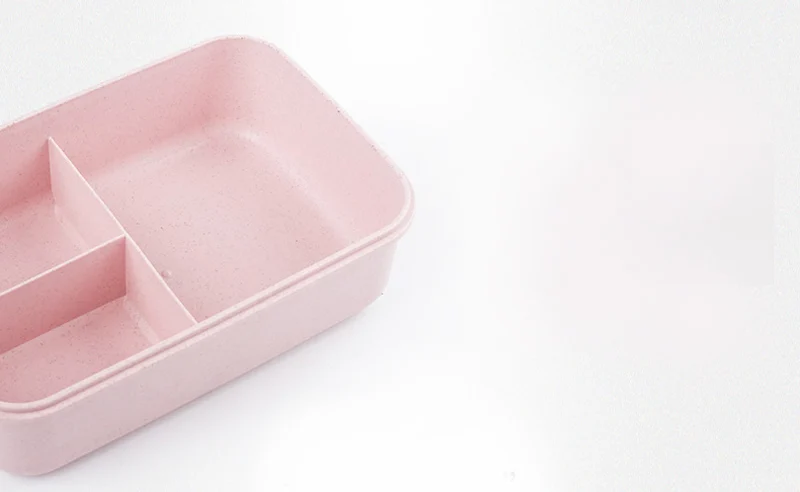 Японский стиль пластиковая Пшеничная солома Bento Ланчбокс портативный детский школьный Студенческая коробка для завтрака микроволновая печь для пикника пищевой контейнер для кемпинга