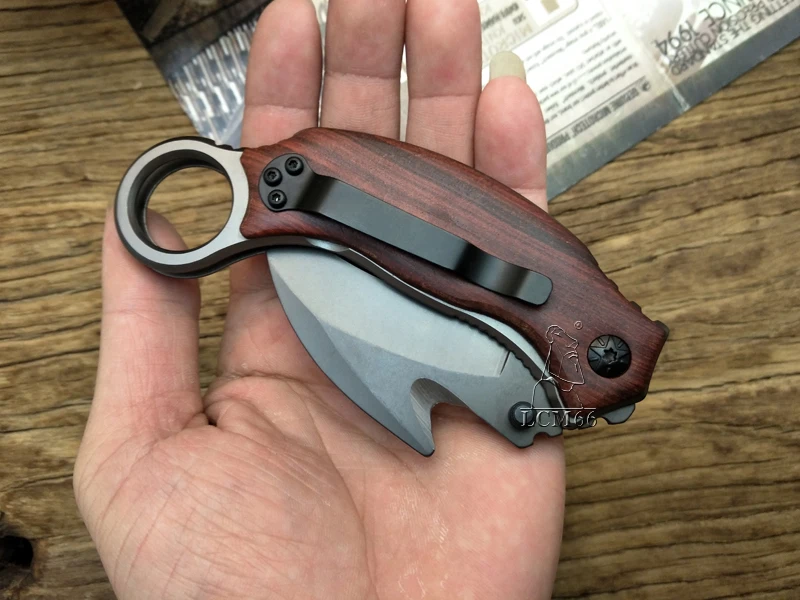 Охотничий нож LCM66 x52 походный керамбит с фиксированным лезвием для самообороны