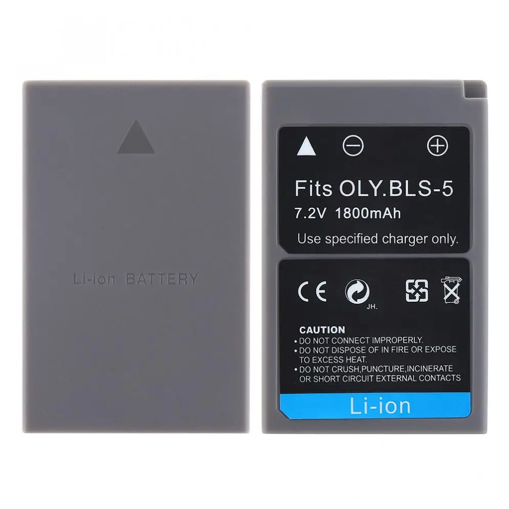 7.2V 1800mAh PS BLS5 BLS 5 BLS5 BLS 50 BLS50 Li ion Rechargeable Camera