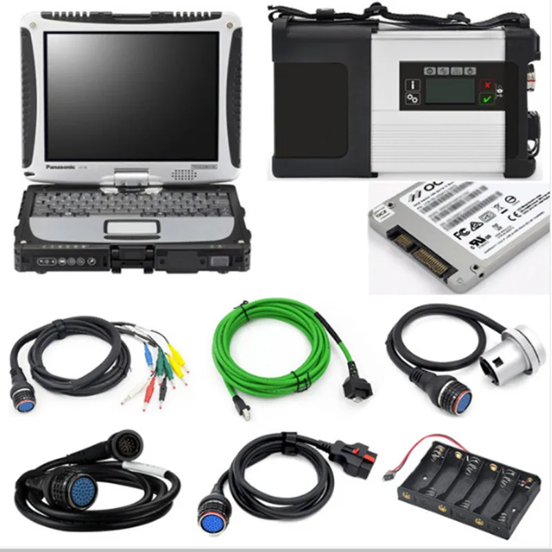 

2019 Best Full Chip MB STAR C5 with 2019.09V Software SSD with Toughbook CF19 Diagnostic PC for MB SD C5 Full Set Ready To Use