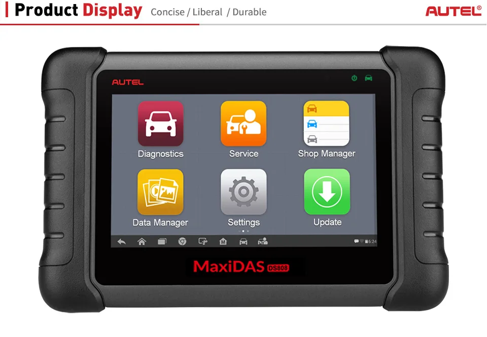 Autel MAXIDAS DS808 OBD2 сканер OBDII OBD 2 Авто диагностический сканер инструмент TPMS программируемый ключ программист Maxisys MS906