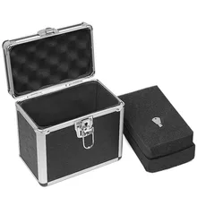 Алюминиевый ящик для инструментов портативный чехол для хранения подкладка из губки ручной многофункциональный ящик для инструментов ударопрочный защитный чехол 21x13x19 см