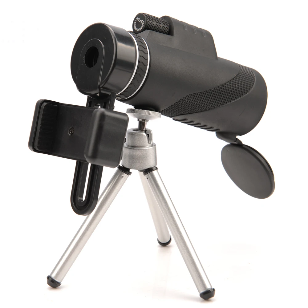40x60 монокулярный бинокль большой ручной телескоп lll ночного видения военный HD Профессиональный для охоты и США
