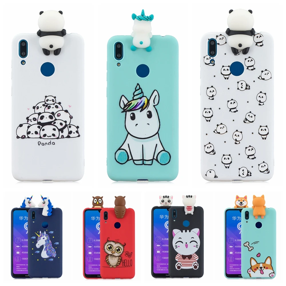 Чехол для телефона Redmi K20 Xiaomi 7 7A 3D чехол Kawaii панда единорог силиконовый Note Pro