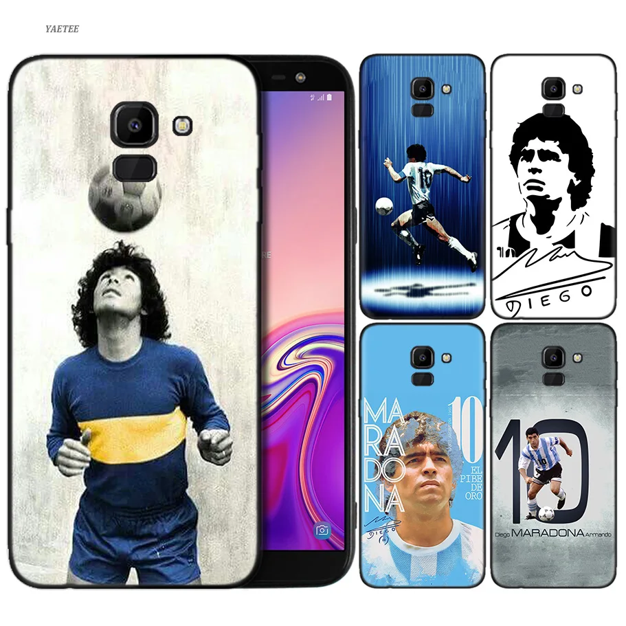 

Case for Samsung Galaxy M10 M20 S10 S10e S10 5G S9 S8 S7 S7 Edge Note 8 9 Plus Lite Diego Maradona Pattern Cover Shell