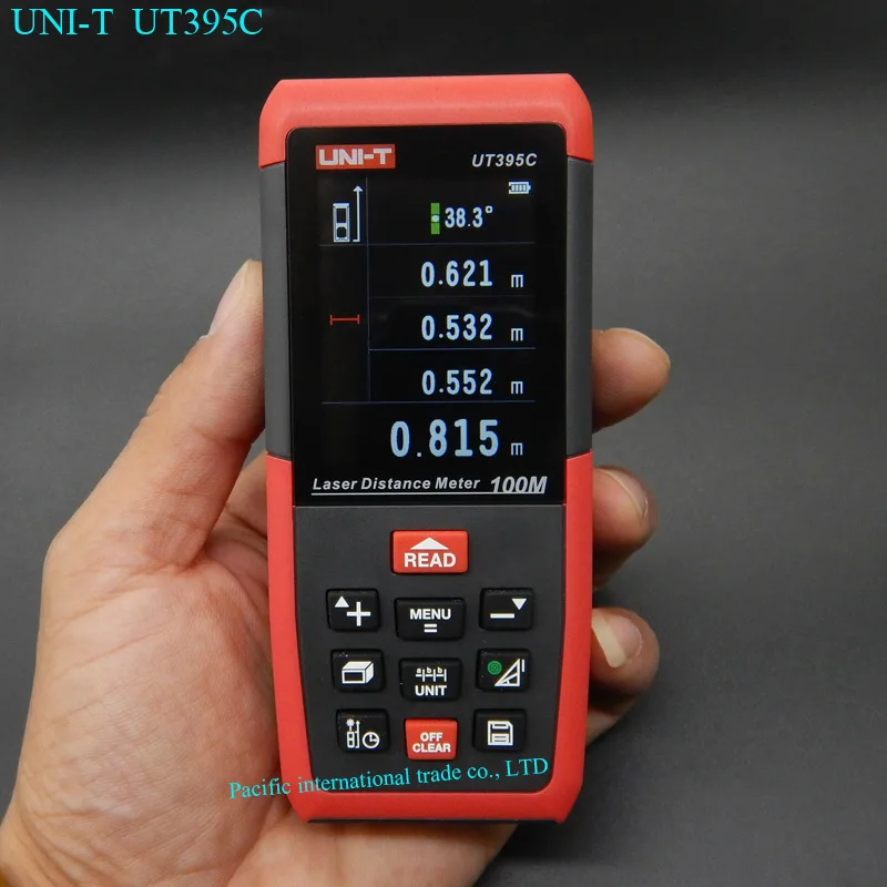 

Laser Range finder Professional Laser Distance Meters UNI-T UT395C 100M Digital range finder Measure Area/volume Tool