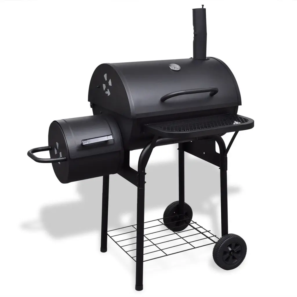 heavy duty charcoal grill with smoker