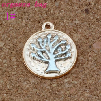 

Tree of Life Charms Pendants 50Pcs/lot 20x23.2mm alloy Fashion Jewelry DIY Fit Bracelets Necklace Earrings 2color select A-275