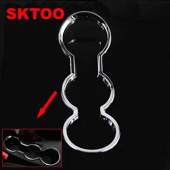 

SKTOO ABS Chrome Interior Car Styling Water Cup Holder Decoration Box Ring Light Bar Accessoried For BUICK EXCELLE GT / XT