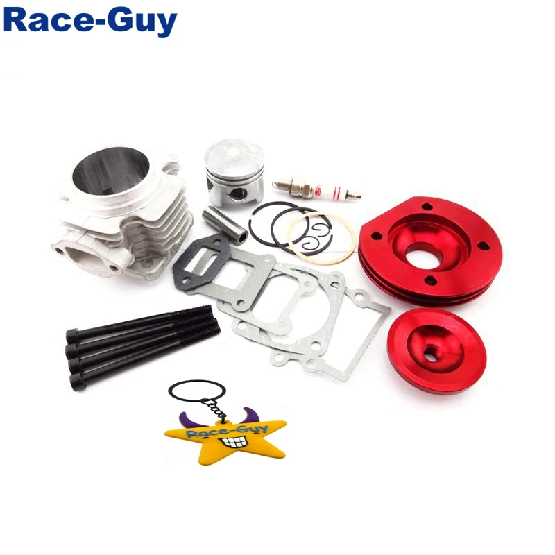 

Red 44mm Big Bore Kit Cylinder Assy Shaft Piston For 47cc 49cc 2 Stroke Minimoto Mini Dirt Kids ATV Quad Pocket Bike