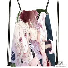 Изготовленная на заказ DIABOLIK LOVERS& 3 походная сумка на шнурке для мужчин и женщин милый рюкзак для детей(черная спинка) 31x40 см#180531-01-41
