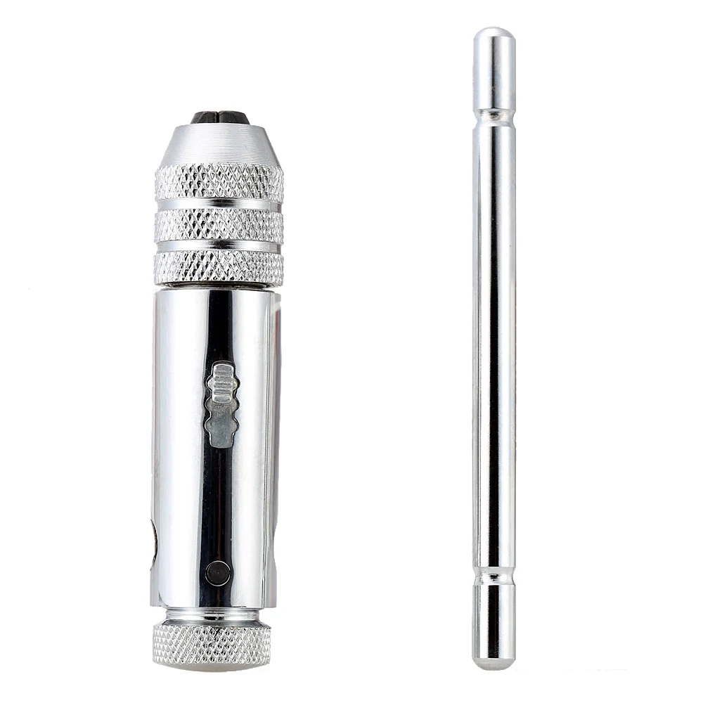 5 Pcs/set Straight Groove Tap with T-Handle Ratchet Tap Wrench Bearing Steel Straight Flute Taps M3-M8 Hand Screw Tap 5 Pcs/set Straight Groove Tap with T-Handle Ratchet Tap Wrench Bearing Steel Straight Flute Taps M3-M8 Hand Screw Tap