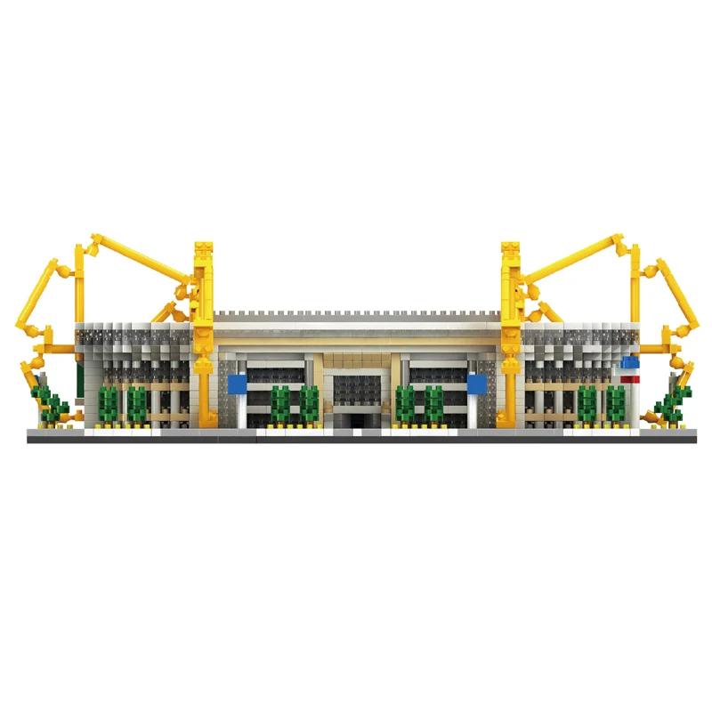 Baustein BS Dortmund Football Signal Iduna Park Stadium Nano Modell Spielzeug 
